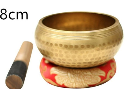 Tibetan Copper Singing Bowl Set – Handcrafted Yoga & Meditation Tool