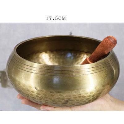 Tibetan Copper Singing Bowl Set – Handcrafted Yoga & Meditation Tool