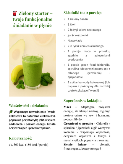 Koktajlowa Rewolucja – 124 przepisy terapeutyczne wspierające zdrowie, hormony i metabolizm