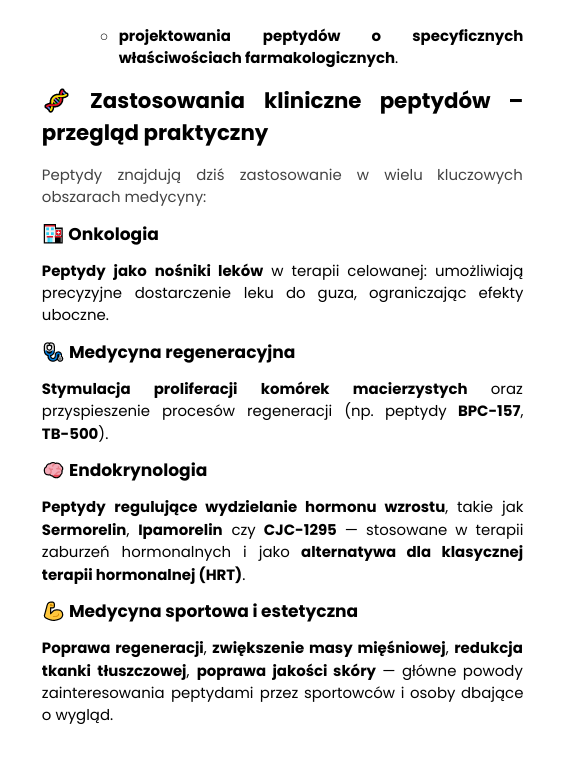 Peptydy w kulturystyce – Nowa era regeneracji i wzrostu mięśni Kompleksowy przewodnik po najskuteczniejszych peptydach dla sportowców i osób dbających o zdrowie.